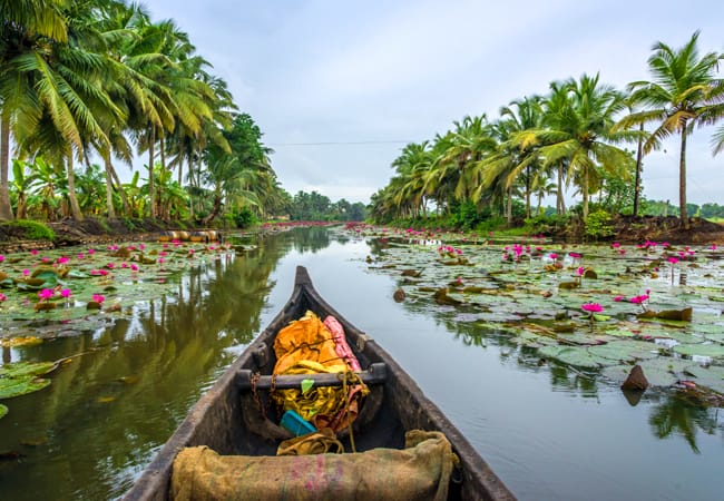 Kumarakom backwater canals